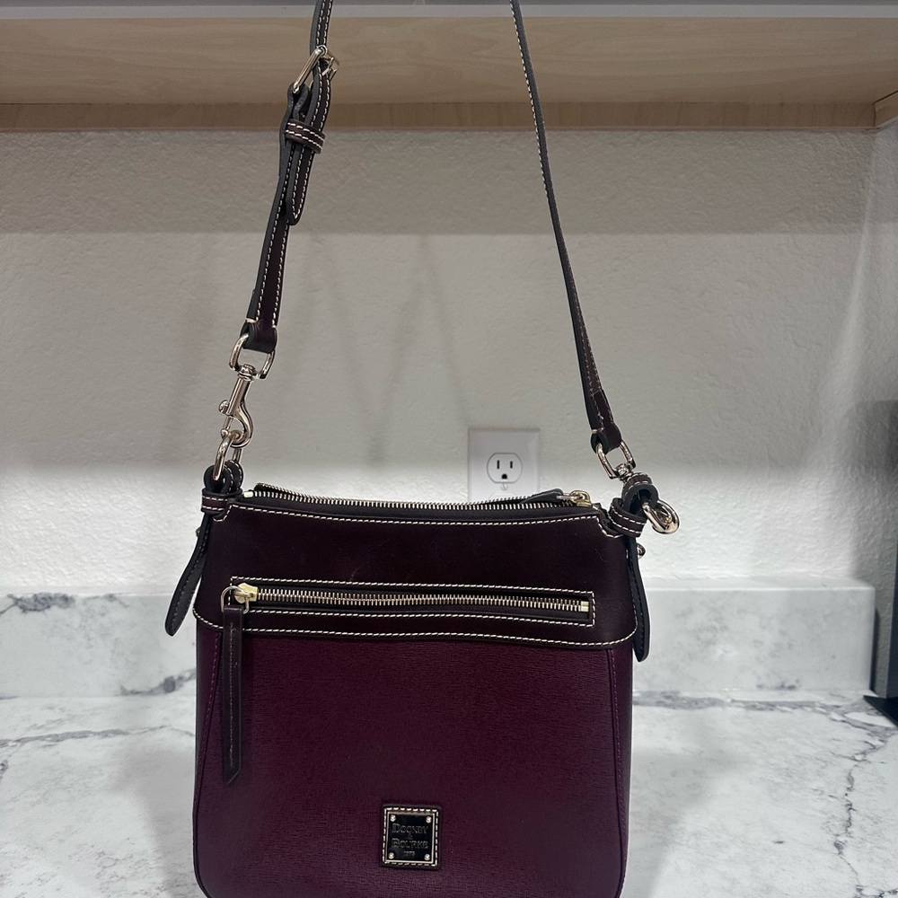 Dooney & Bourke Dark Red Crossbody Bag